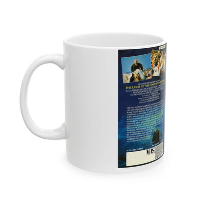 THE LIGHT AT THE EDGE OF THE WORLD (VHS COVER) - White Coffee Mug-Go Mug Yourself