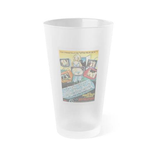 THE LITTLE BLUE BOX 1979 Movie Poster - Frosted Pint Glass 16oz-16oz-Frosted-Go Mug Yourself