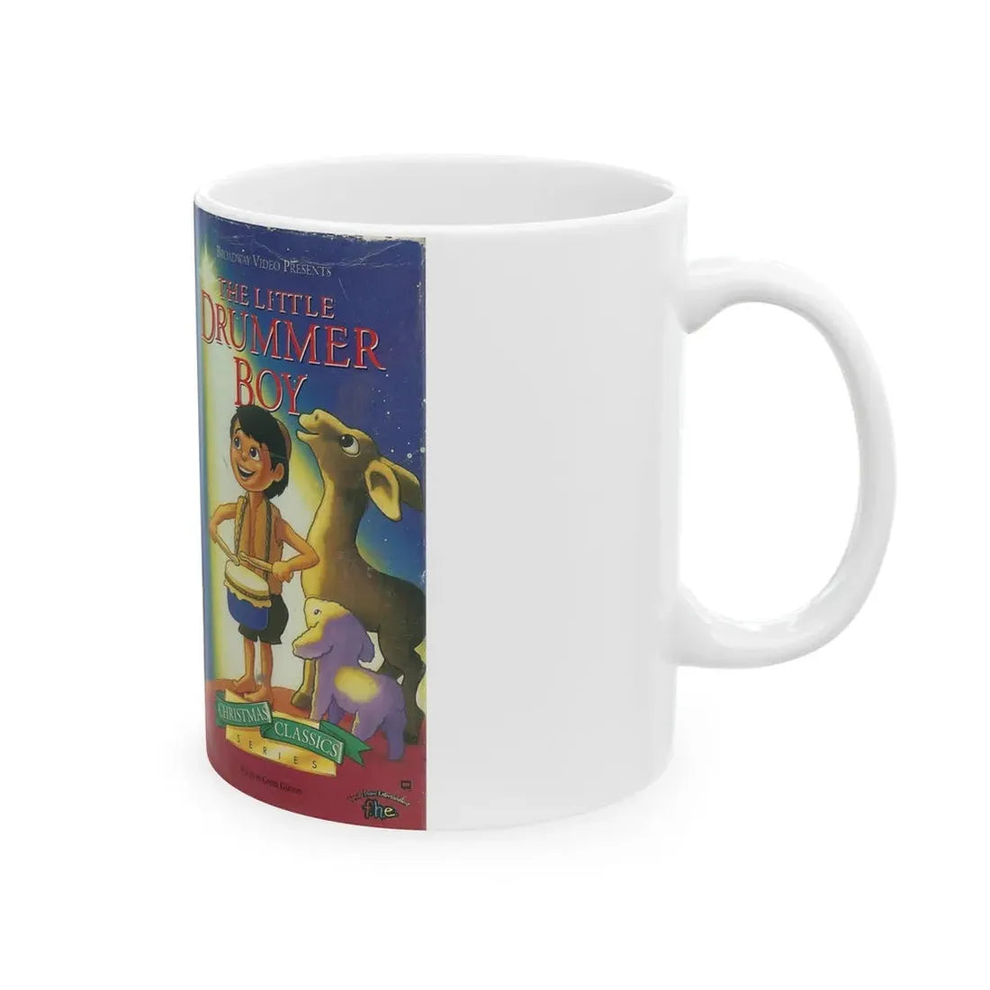 THE LITTLE DRUMMER BOY (VHS COVER) - White Coffee Mug - Go Mug Yourself
