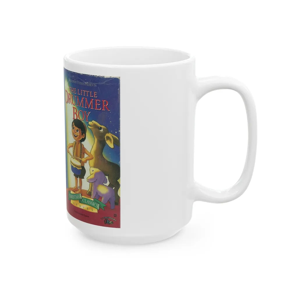 THE LITTLE DRUMMER BOY (VHS COVER) - White Coffee Mug-Go Mug Yourself