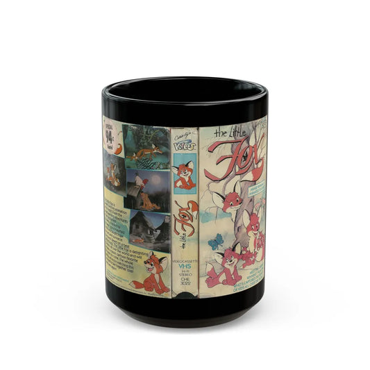 THE LITTLE FOX (VHS COVER) - Black Coffee Mug-15oz-Go Mug Yourself