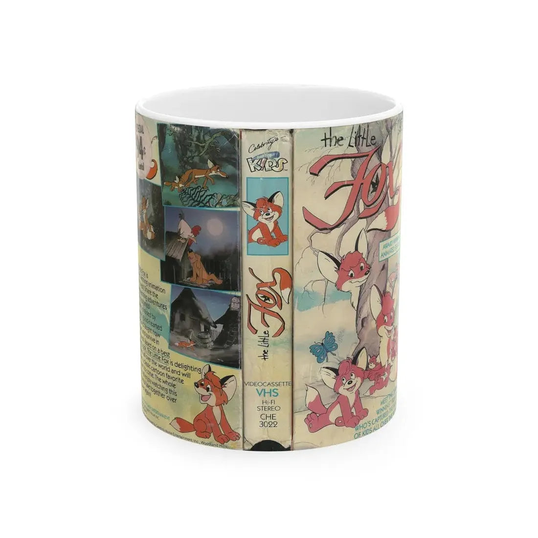 THE LITTLE FOX (VHS COVER) - White Coffee Mug 11oz - Go Mug Yourself