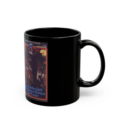 THE LITTLE GIRL WHO LIVES DOWN THE LANE (VHS COVER) - Black Coffee Mug-Go Mug Yourself