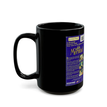 THE LITTLE MERMAID GOODTIMES VIDEO (VHS COVER) - Black Coffee Mug-Go Mug Yourself