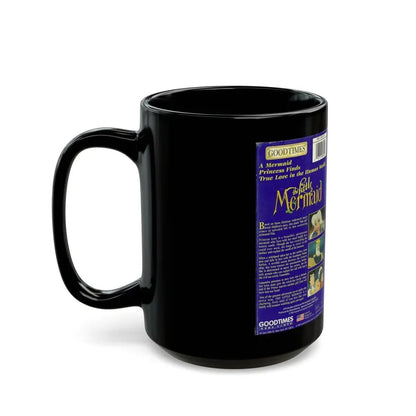 THE LITTLE MERMAID GOODTIMES VIDEO (VHS COVER) - Black Coffee Mug - Go Mug Yourself