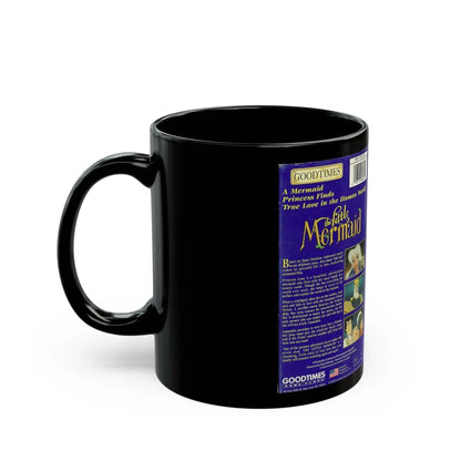 THE LITTLE MERMAID GOODTIMES VIDEO (VHS COVER) - Black Coffee Mug-Go Mug Yourself