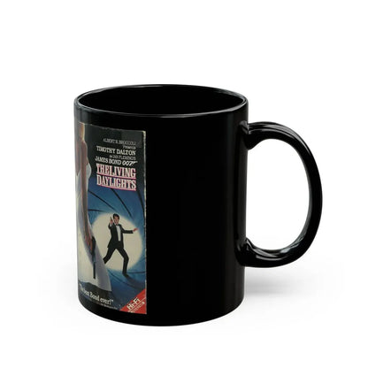 THE LIVING DAYLIGHTS JAMES BOND 007 (VHS COVER) - Black Coffee Mug - Go Mug Yourself