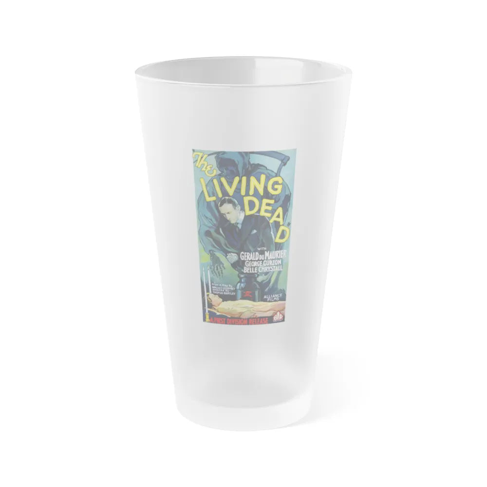 THE LIVING DEAD (2) 1934 Movie Poster - Frosted Pint Glass 16oz-16oz-Frosted-Go Mug Yourself