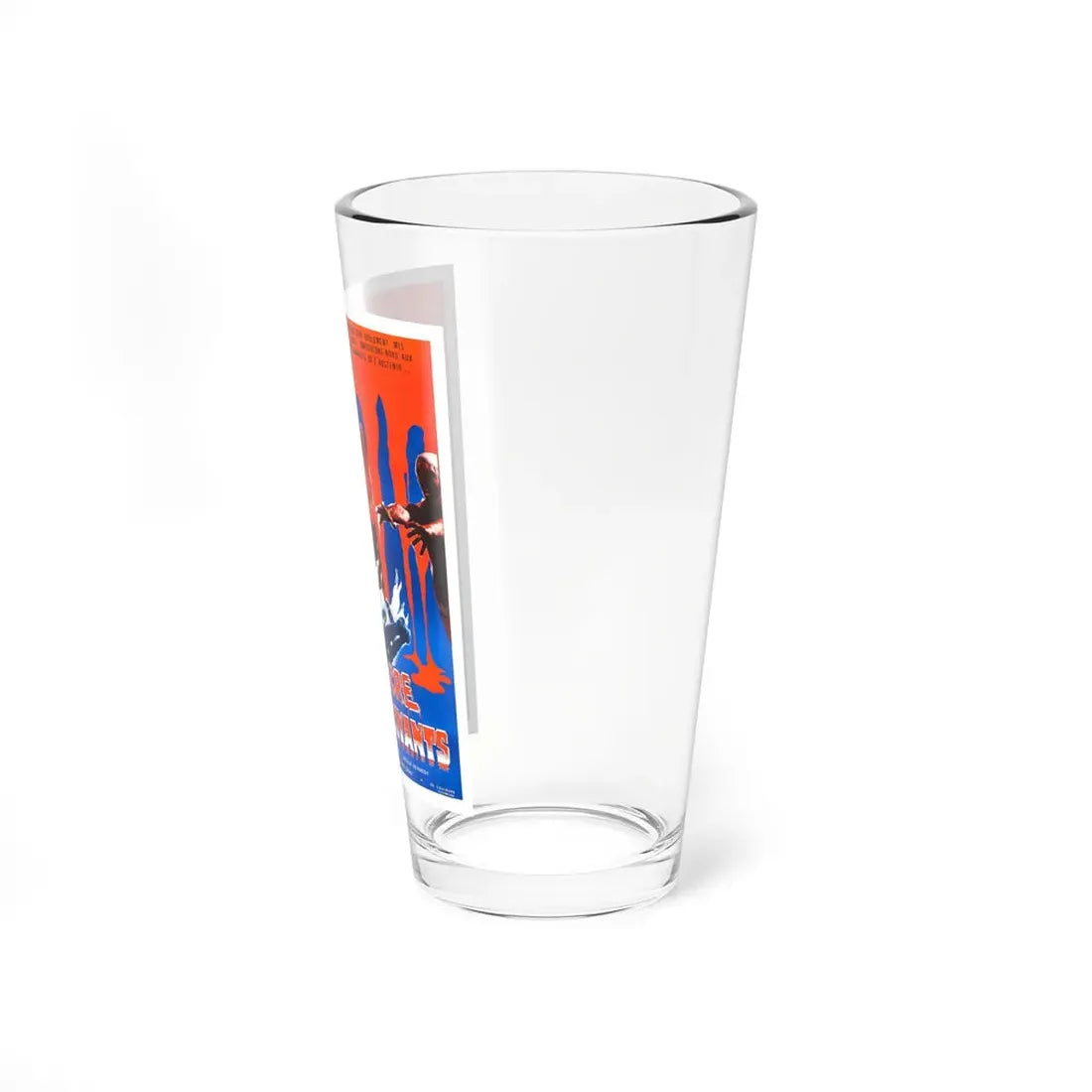 THE LIVING DEAD AT THE MANCHESTER MORGUE (FRENCH) 1974 Movie Poster - Pint Glass 16oz - Go Mug Yourself