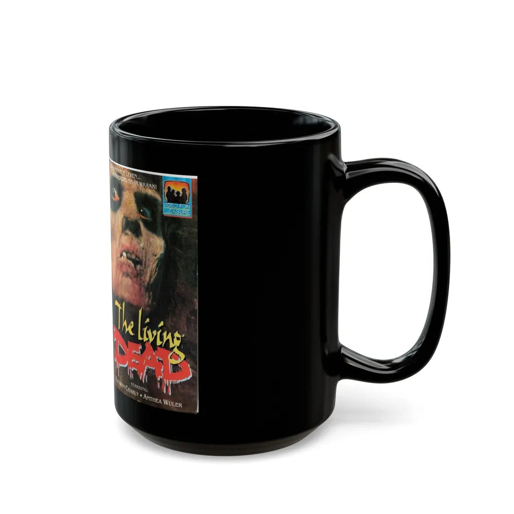 THE LIVING DEAD KATHRYN CHARLY (VHS COVER) - Black Coffee Mug-Go Mug Yourself