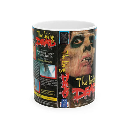 THE LIVING DEAD KATHRYN CHARLY (VHS COVER) - White Coffee Mug 11oz - Go Mug Yourself