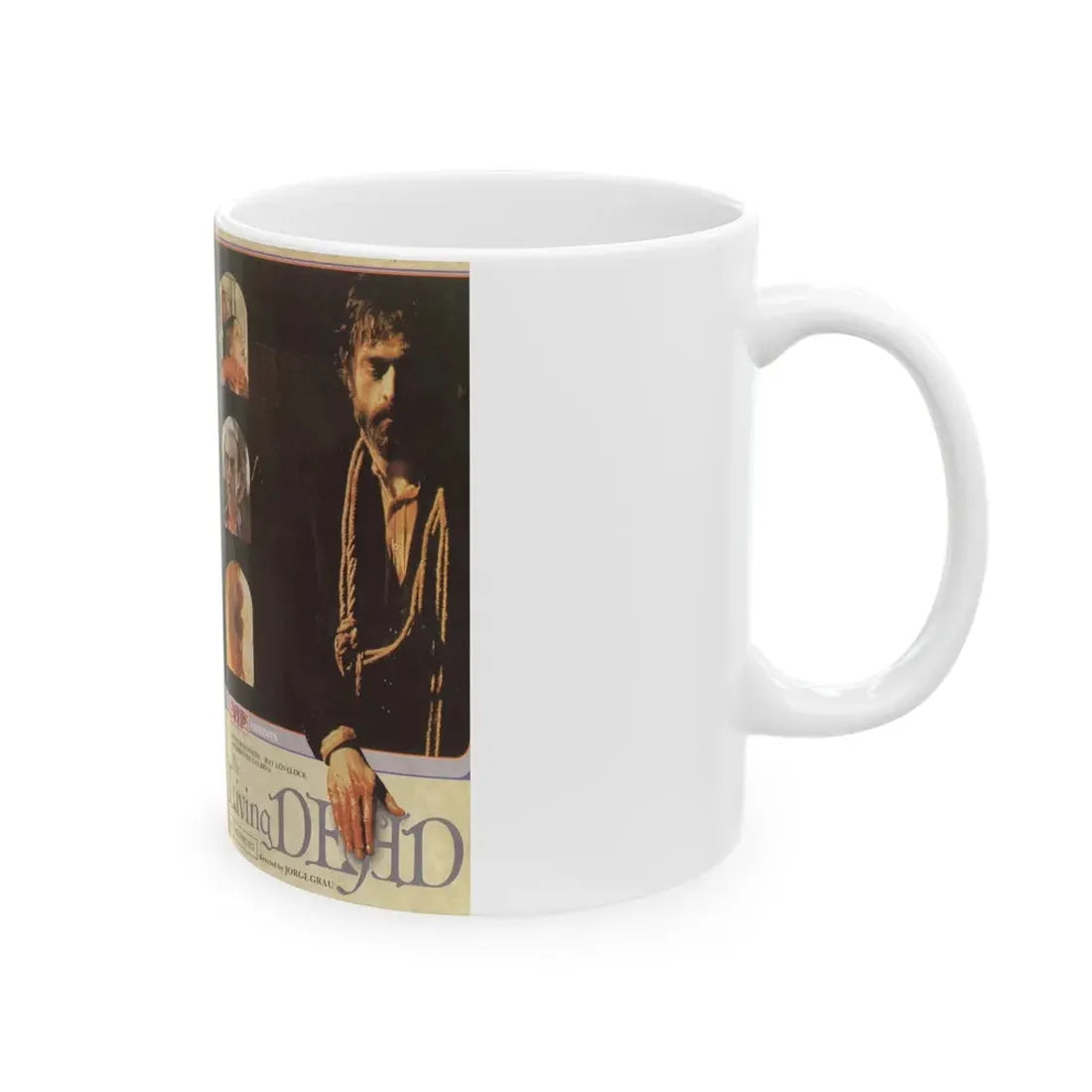 THE LIVING DEAD (VHS COVER) - White Coffee Mug - Go Mug Yourself