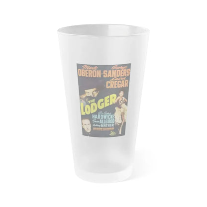 THE LODGER 1944 Movie Poster - Frosted Pint Glass 16oz 16oz Frosted - Go Mug Yourself