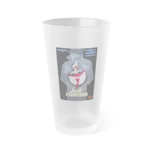 THE LODGER (FRENCH) 1944 Movie Poster - Frosted Pint Glass 16oz 16oz Frosted - Go Mug Yourself