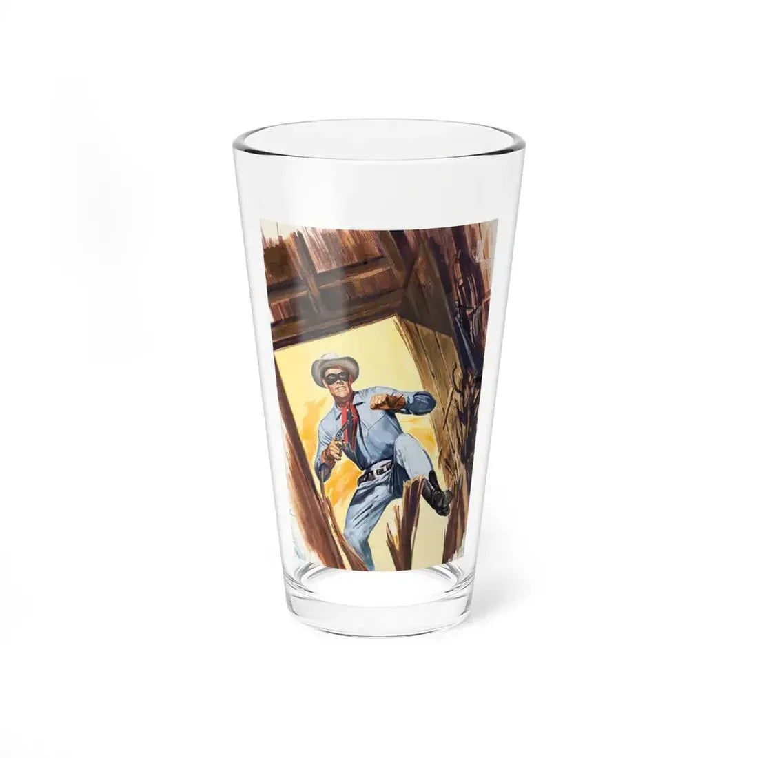The Lone Ranger n. 96 Cover (Dell, 1956) - Pint Glass 16oz 16oz - Go Mug Yourself