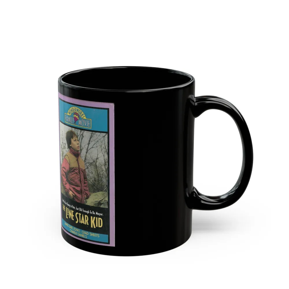 THE LONE STAR KID WONDERWORKS FAMILY MOVIE (VHS COVER) - Black Coffee Mug-Go Mug Yourself