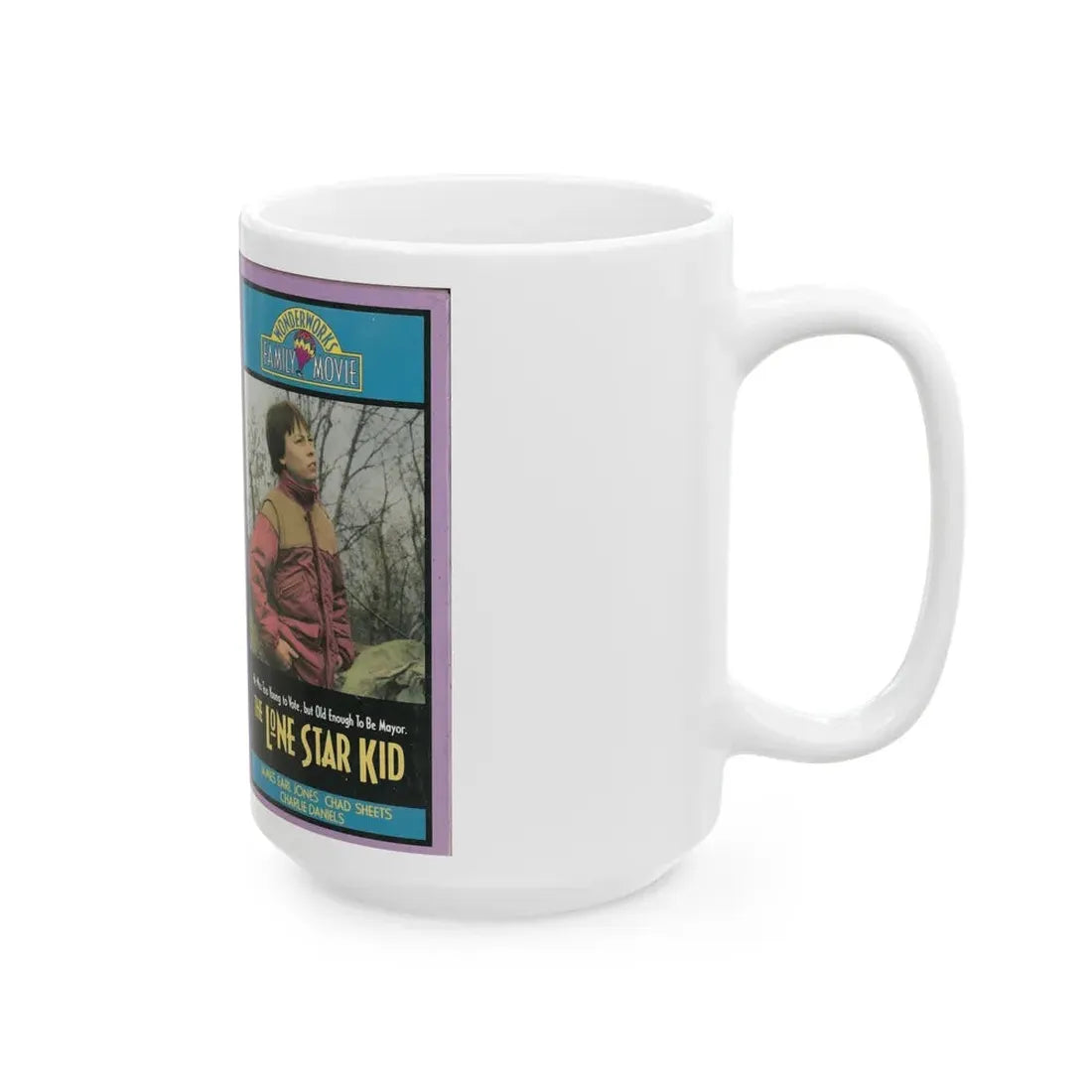 THE LONE STAR KID WONDERWORKS FAMILY MOVIE (VHS COVER) - White Coffee Mug - Go Mug Yourself