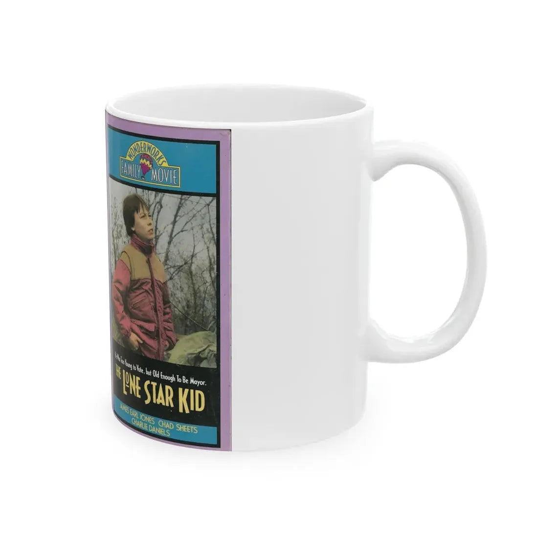 THE LONE STAR KID WONDERWORKS FAMILY MOVIE (VHS COVER) - White Coffee Mug - Go Mug Yourself