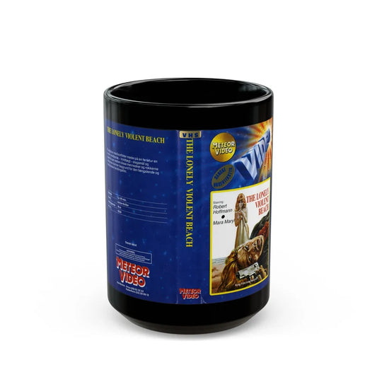 THE LONELY VIOLENT BEACH (VHS COVER) - Black Coffee Mug-15oz-Go Mug Yourself