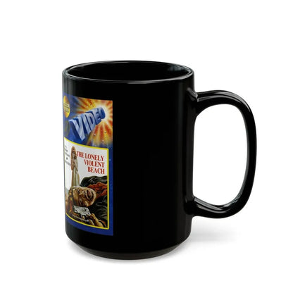 THE LONELY VIOLENT BEACH (VHS COVER) - Black Coffee Mug - Go Mug Yourself