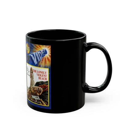 THE LONELY VIOLENT BEACH (VHS COVER) - Black Coffee Mug - Go Mug Yourself