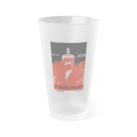 THE LONG HAIR OF DEATH 1964 Movie Poster - Frosted Pint Glass 16oz 16oz Frosted - Go Mug Yourself