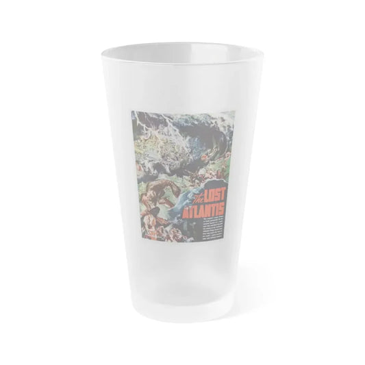 THE LOST ATLANTIS (UNPRODUCED) Movie Poster - Frosted Pint Glass 16oz 16oz Frosted - Go Mug Yourself