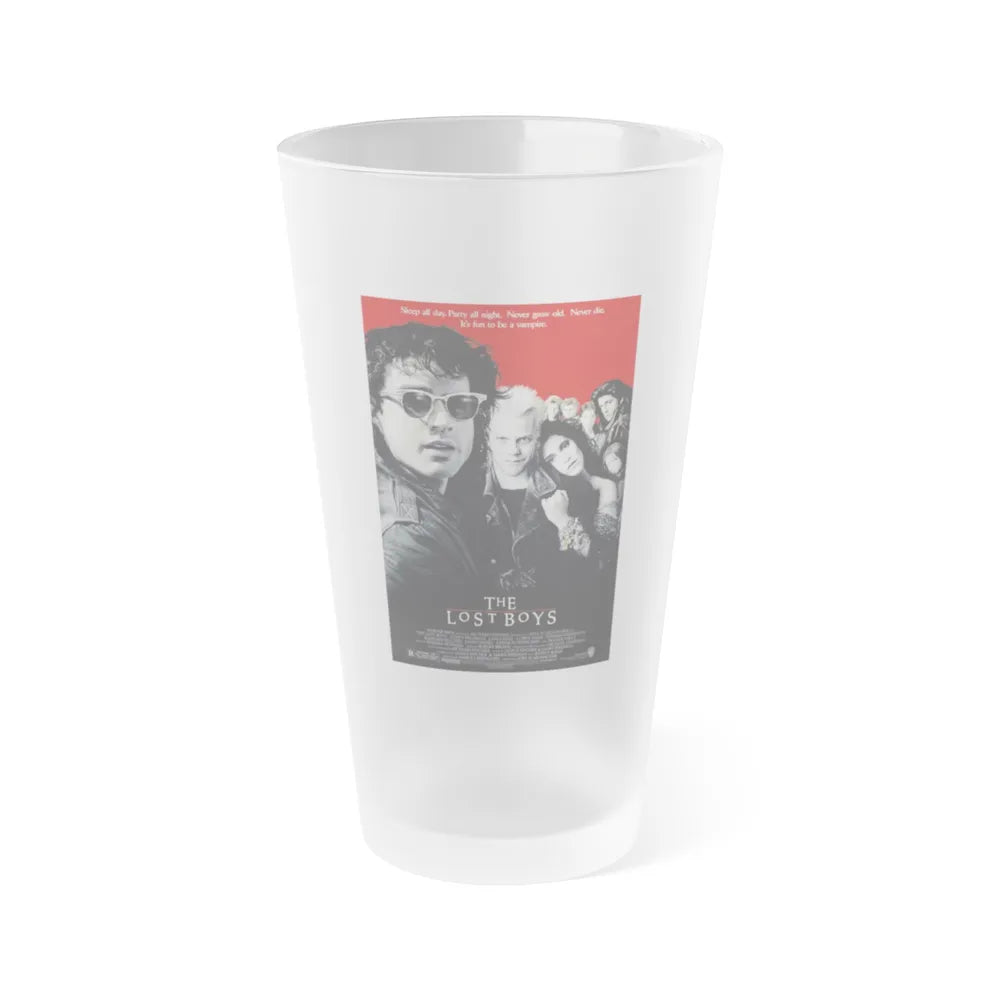 THE LOST BOYS 1987 Movie Poster - Frosted Pint Glass 16oz-16oz-Frosted-Go Mug Yourself