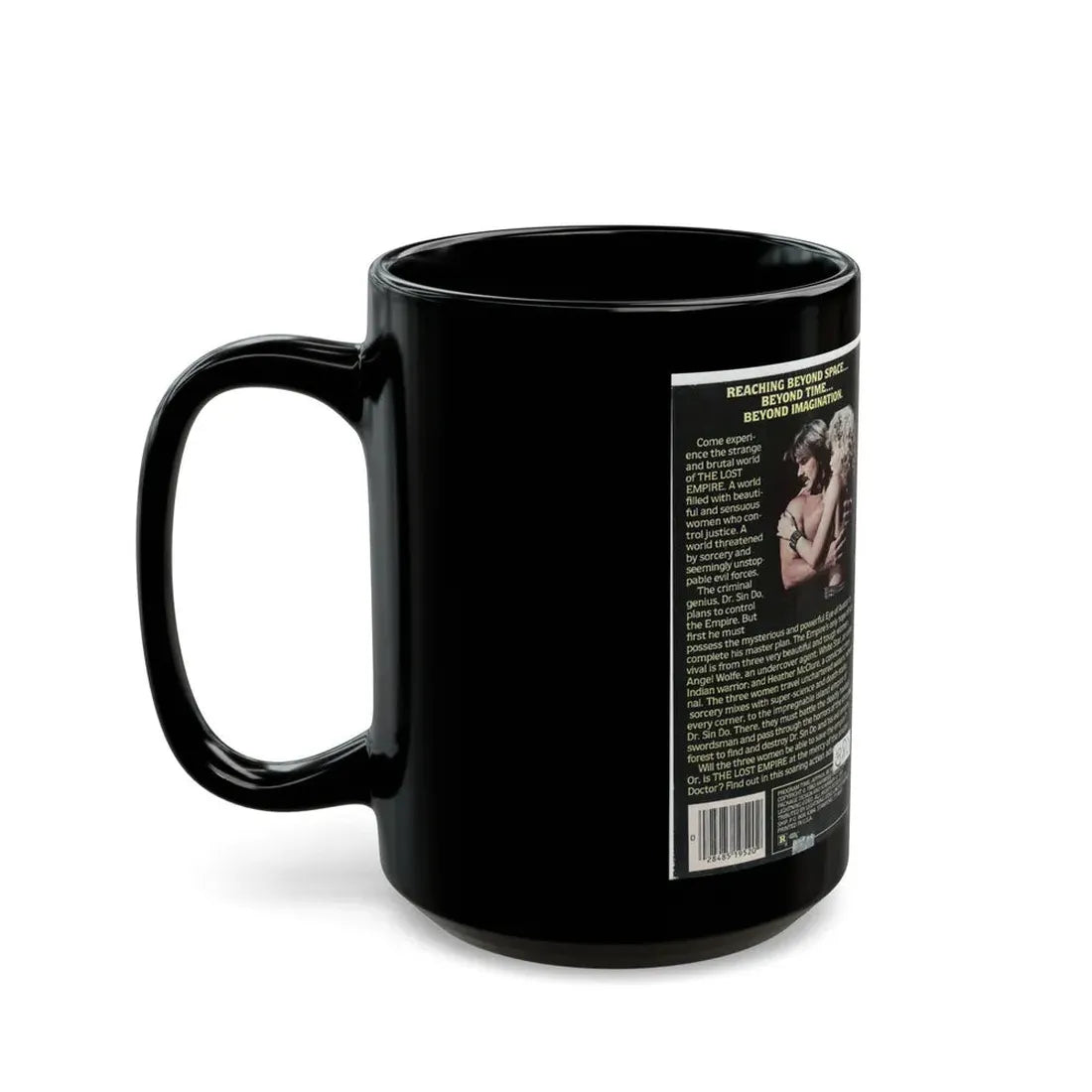 THE LOST EMPIRE (VHS COVER) - Black Coffee Mug - Go Mug Yourself
