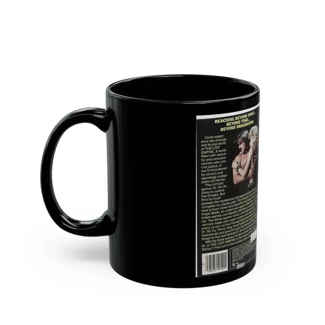 THE LOST EMPIRE (VHS COVER) - Black Coffee Mug - Go Mug Yourself
