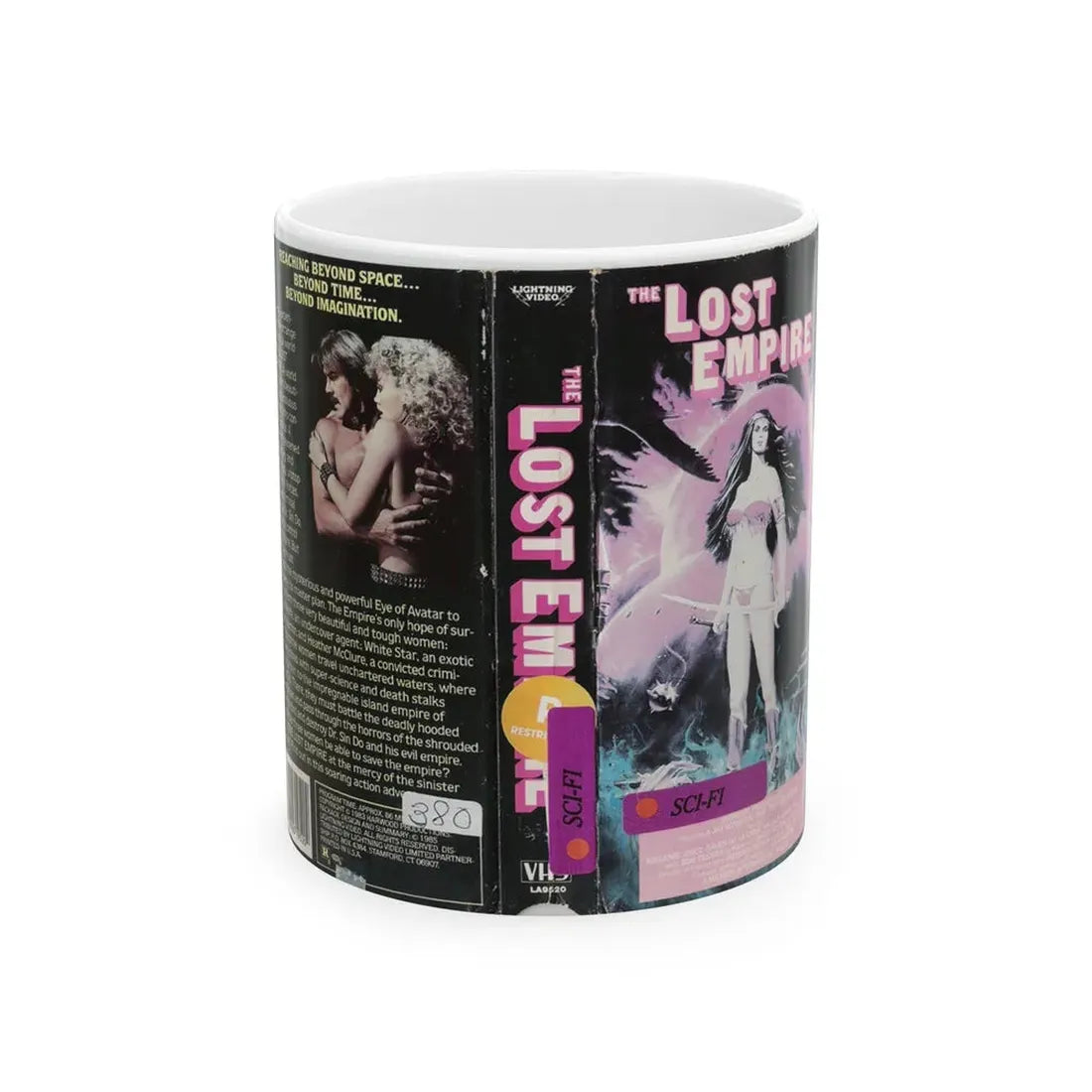 THE LOST EMPIRE (VHS COVER) - White Coffee Mug 11oz - Go Mug Yourself