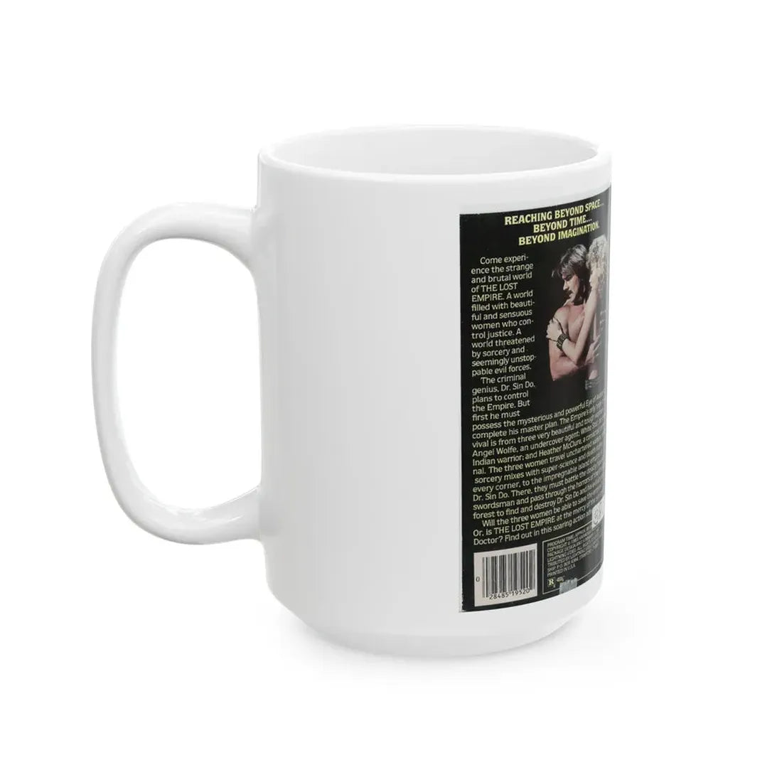 THE LOST EMPIRE (VHS COVER) - White Coffee Mug - Go Mug Yourself