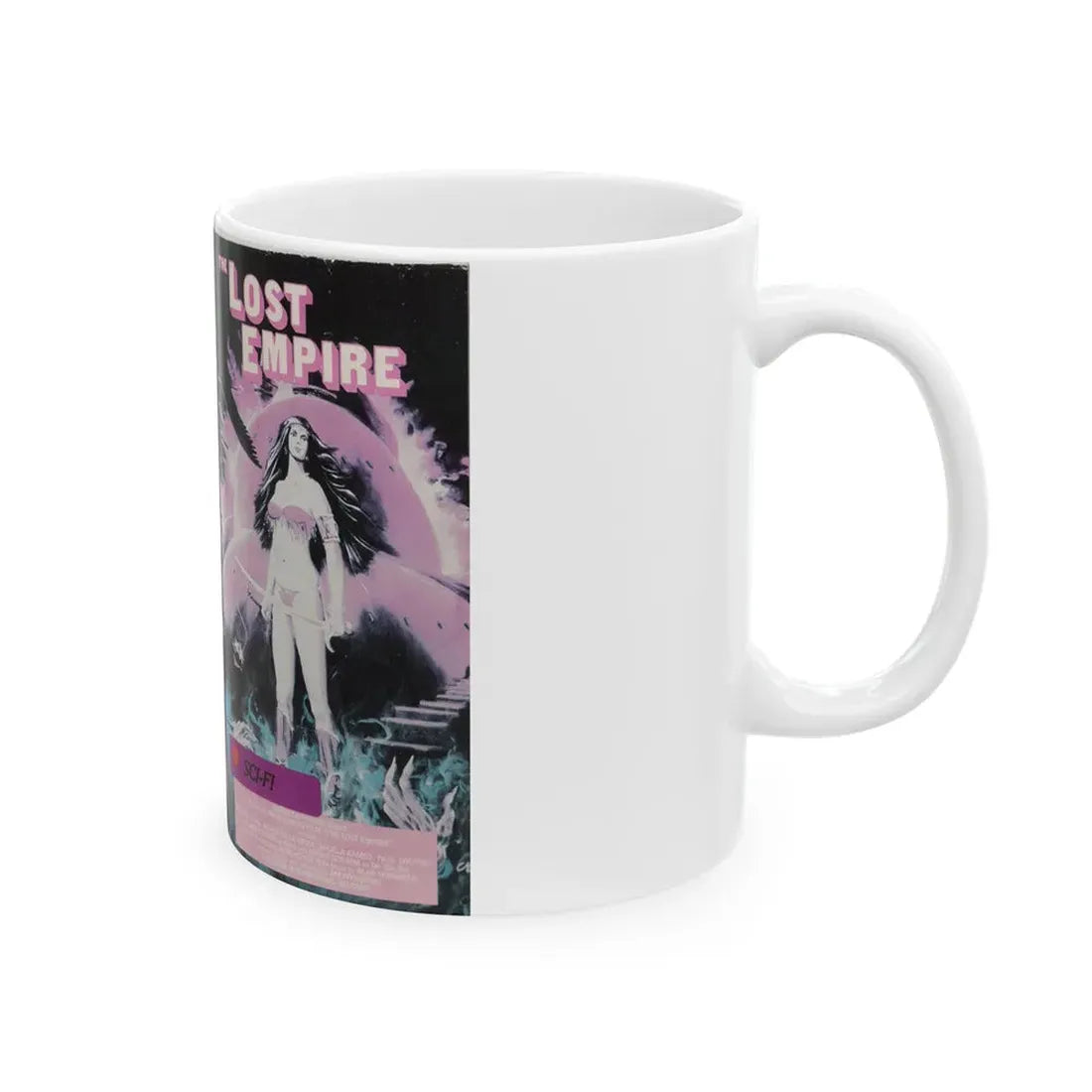 THE LOST EMPIRE (VHS COVER) - White Coffee Mug - Go Mug Yourself