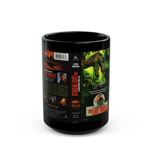 THE LOST WORLD (VHS COVER) - Black Coffee Mug-15oz-Go Mug Yourself