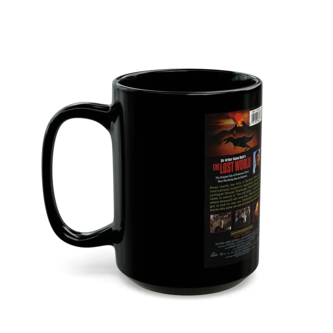 THE LOST WORLD (VHS COVER) - Black Coffee Mug - Go Mug Yourself