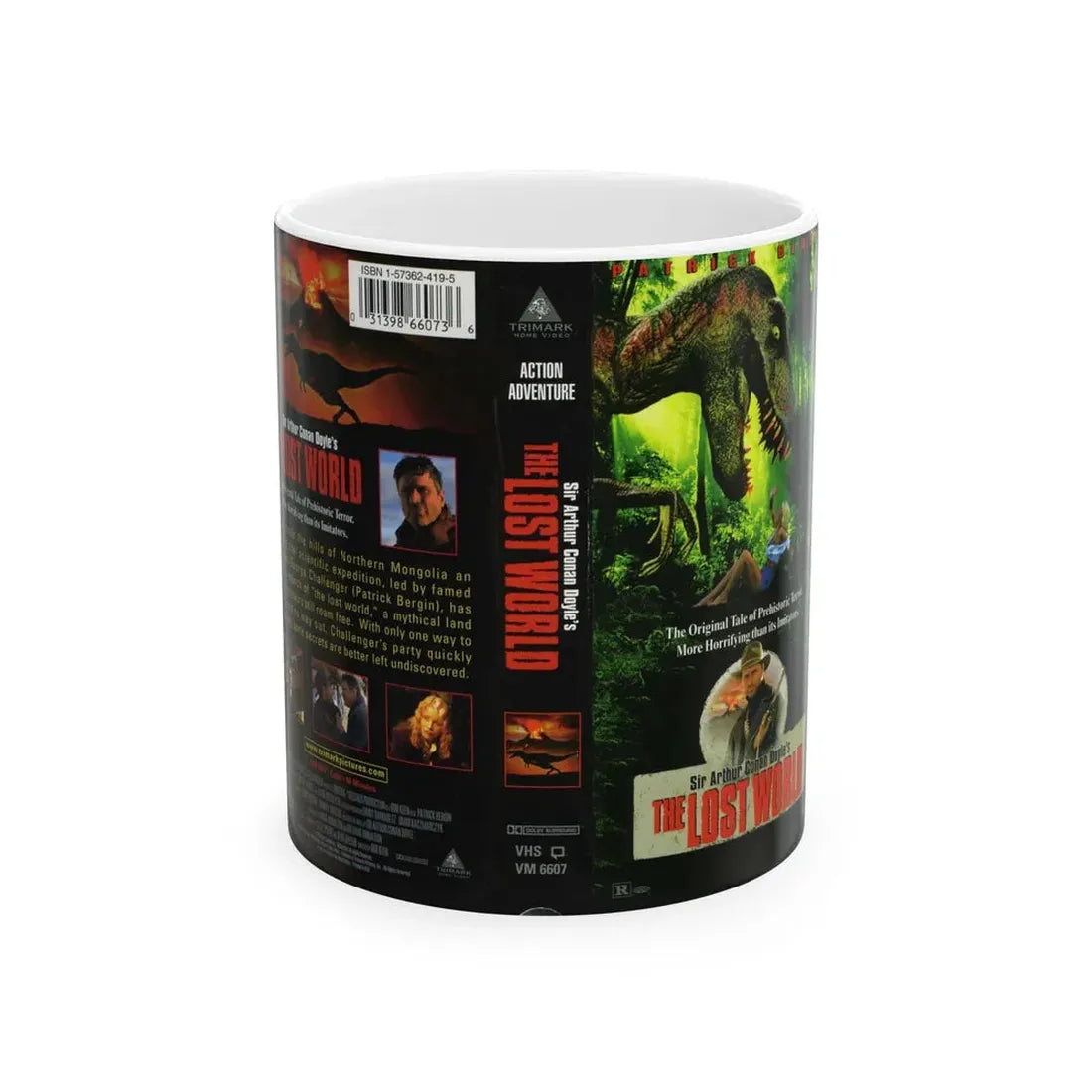 THE LOST WORLD (VHS COVER) - White Coffee Mug 11oz - Go Mug Yourself
