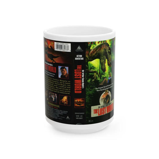 THE LOST WORLD (VHS COVER) - White Coffee Mug-15oz-Go Mug Yourself