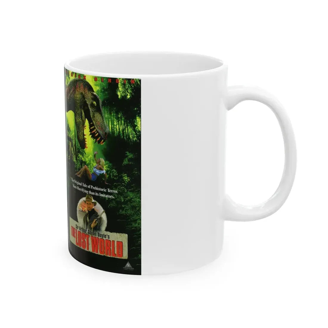 THE LOST WORLD (VHS COVER) - White Coffee Mug - Go Mug Yourself