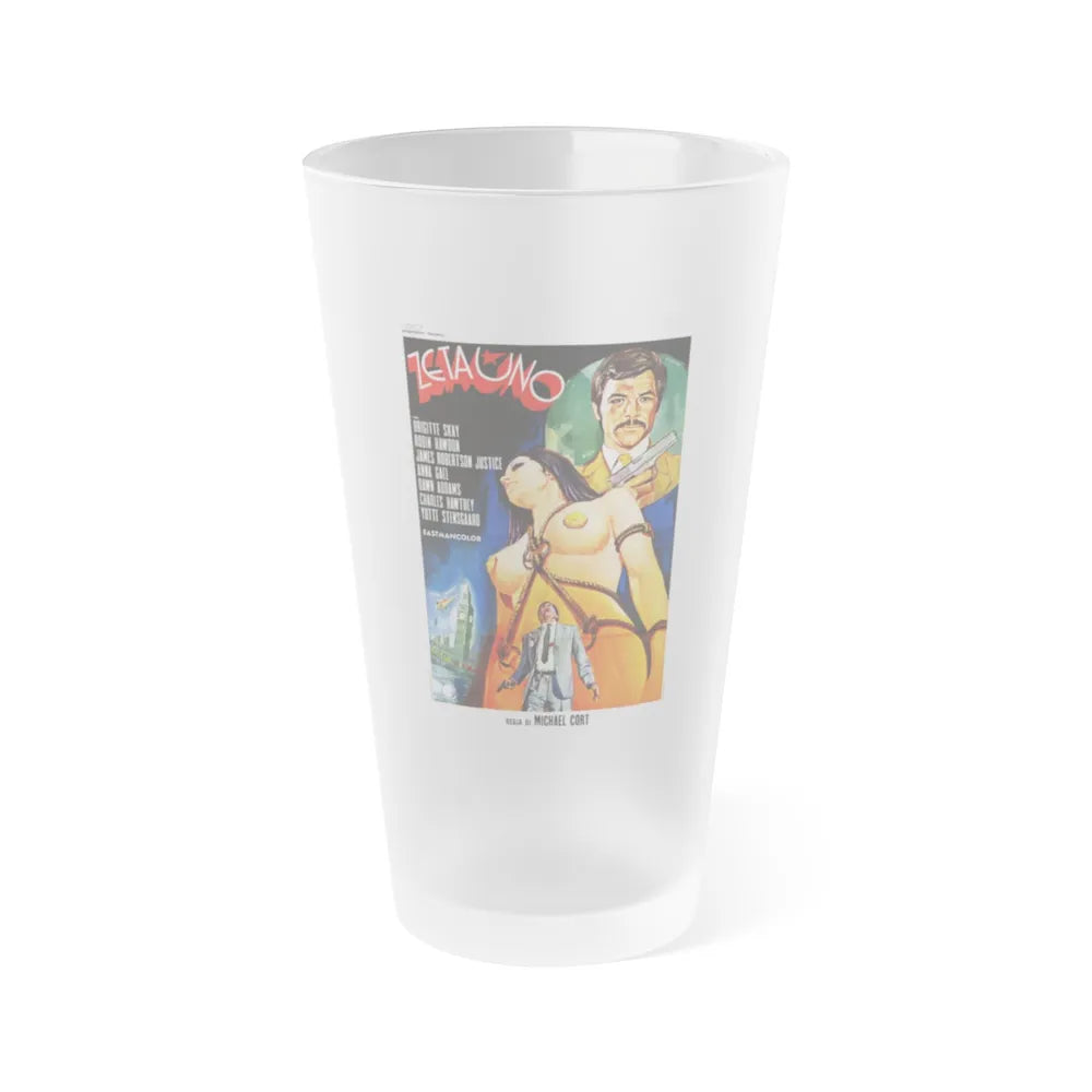 THE LOVE FACTOR (ZETA ONE) ITALIAN 1969 Movie Poster - Frosted Pint Glass 16oz-16oz-Frosted-Go Mug Yourself