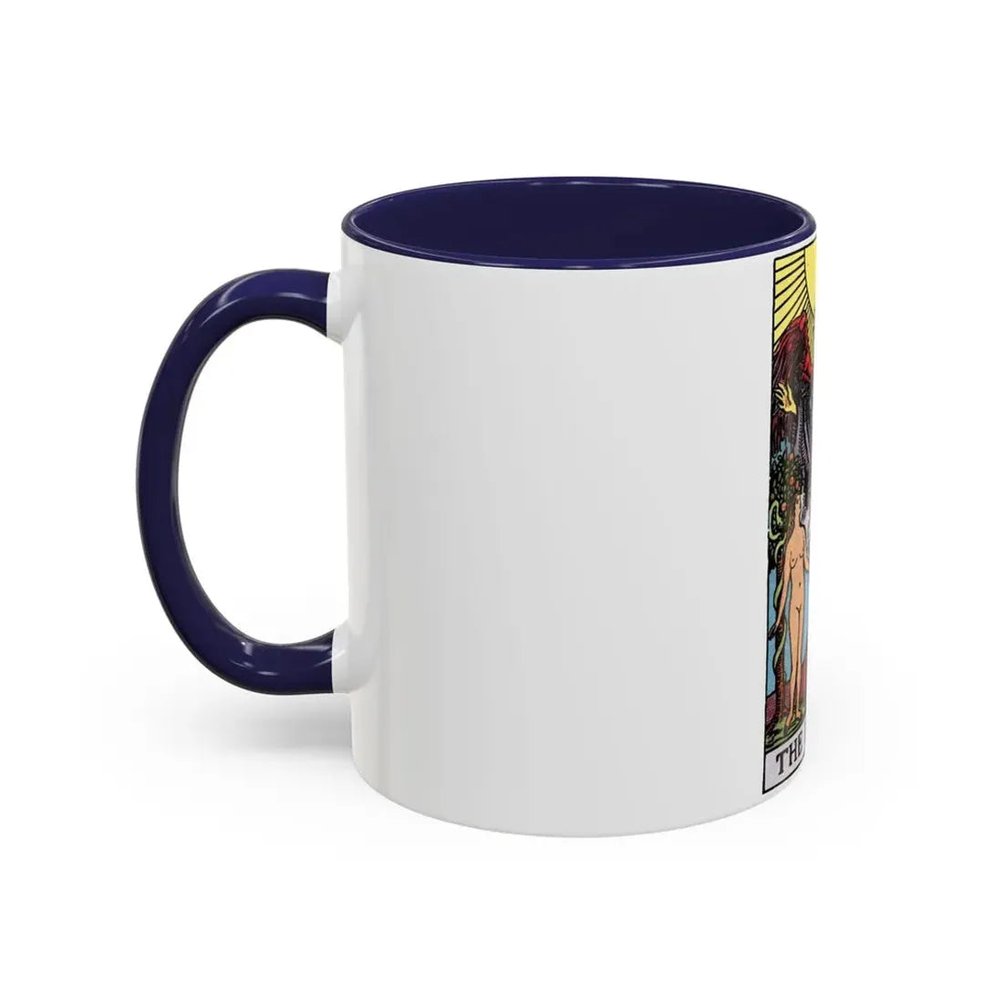 The Lovers (Tarot Card) Accent Coffee Mug - Go Mug Yourself