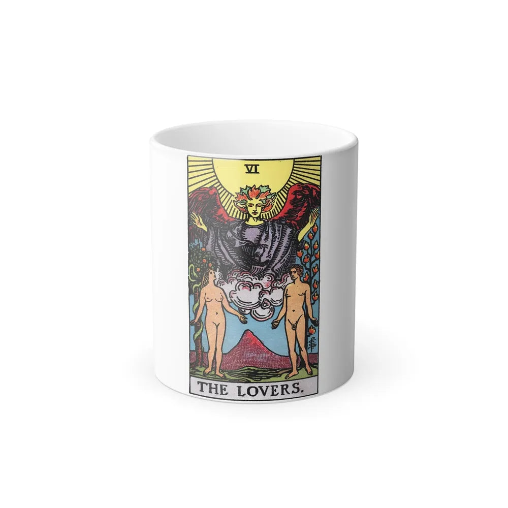 The Lovers (Tarot Card) Color Changing Mug 11oz-11oz-Go Mug Yourself