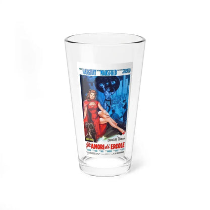 THE LOVES OF HERCULES 1960 Movie Poster - Pint Glass 16oz 16oz - Go Mug Yourself