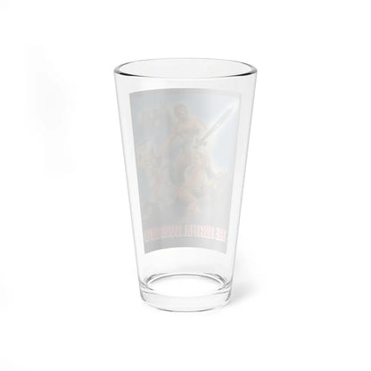 THE LUSTUL BARBARIAN (THE LONG SWIFT SWORD OF SIEGFRIED 1971 Movie Poster - Pint Glass 16oz-Go Mug Yourself