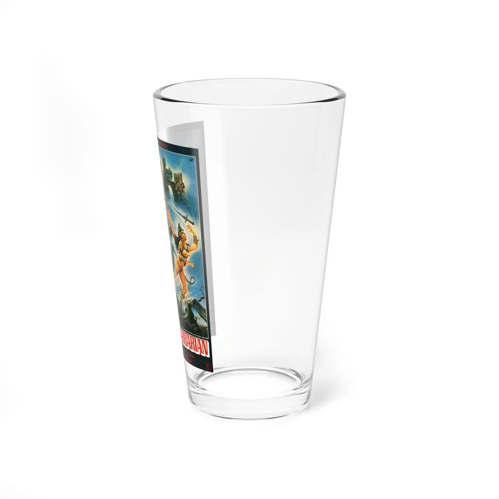 THE LUSTUL BARBARIAN (THE LONG SWIFT SWORD OF SIEGFRIED 1971 Movie Poster - Pint Glass 16oz-Go Mug Yourself