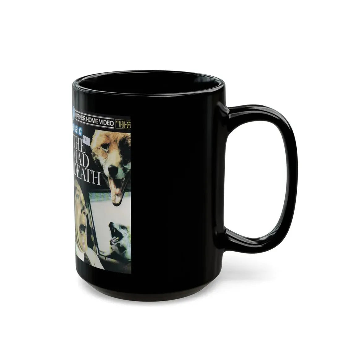 THE MAD DEATH (VHS COVER) - Black Coffee Mug - Go Mug Yourself
