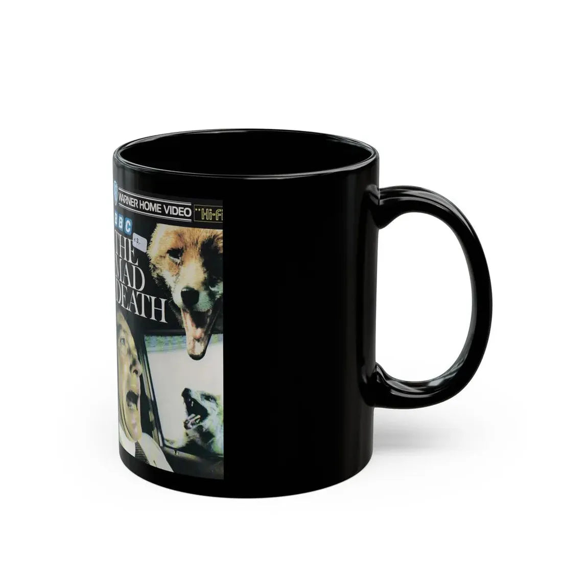 THE MAD DEATH (VHS COVER) - Black Coffee Mug - Go Mug Yourself