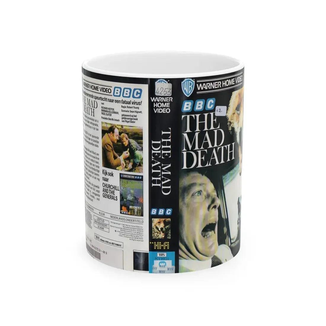 THE MAD DEATH (VHS COVER) - White Coffee Mug 11oz - Go Mug Yourself