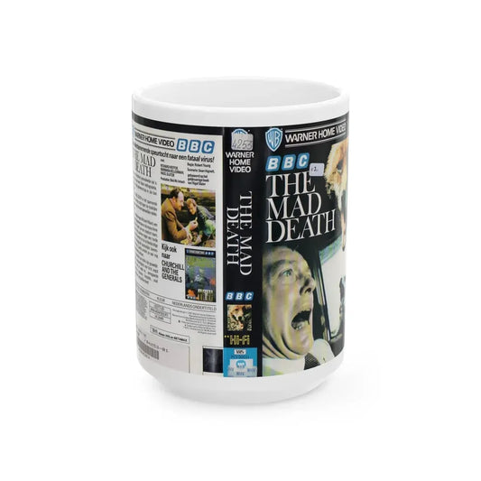THE MAD DEATH (VHS COVER) - White Coffee Mug 15oz - Go Mug Yourself