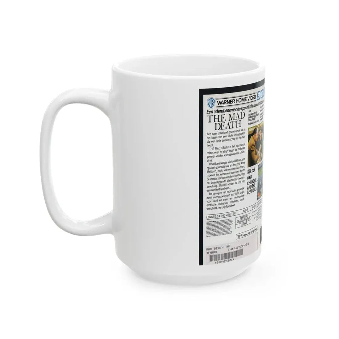 THE MAD DEATH (VHS COVER) - White Coffee Mug - Go Mug Yourself
