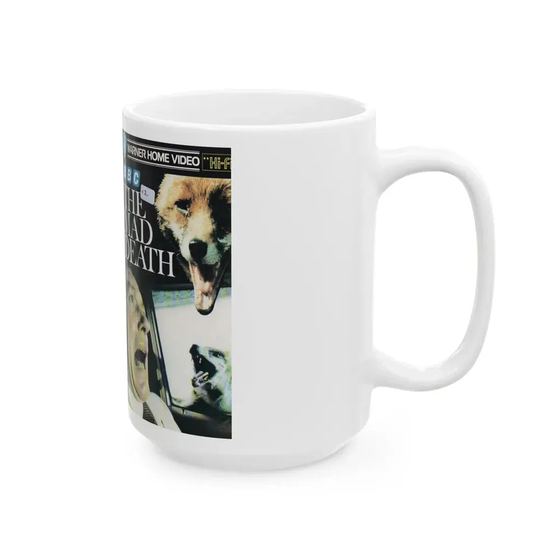 THE MAD DEATH (VHS COVER) - White Coffee Mug - Go Mug Yourself